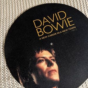 David Bowie record player slip mat